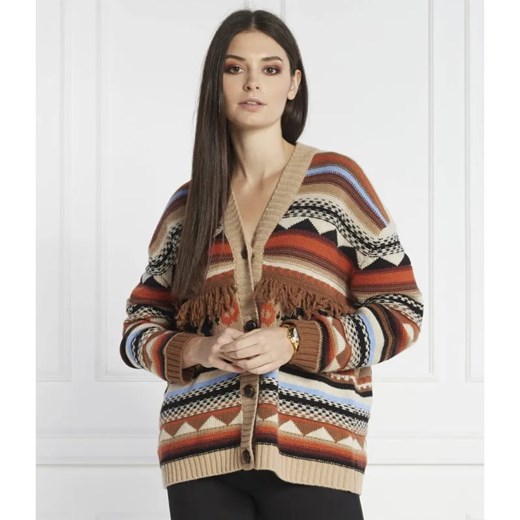 Weekend MaxMara Wełniany kardigan GLEBA | Regular Fit ze sklepu Gomez Fashion Store w kategorii Swetry damskie - zdjęcie 184330774