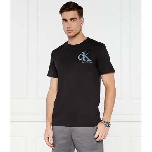 Calvin Klein Jeans T-shirt MONOGRAM | Regular Fit ze sklepu Gomez Fashion Store w kategorii T-shirty męskie - zdjęcie 184330831