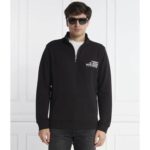 Tommy Jeans Bluza ENTRY GRAPHIC HALF-ZIP | Regular Fit ze sklepu Gomez Fashion Store w kategorii Bluzy męskie - zdjęcie 184331112
