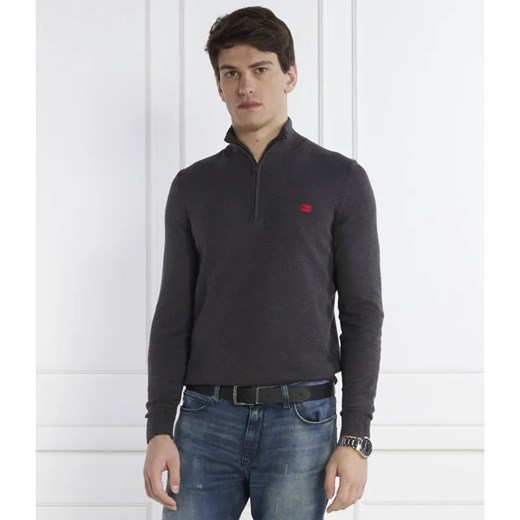 HUGO Sweter San Quintus-C | Regular Fit ze sklepu Gomez Fashion Store w kategorii Swetry męskie - zdjęcie 184331113