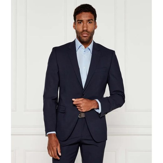 BOSS BLACK Wełniana marynarka H-Huge-MM | Slim Fit ze sklepu Gomez Fashion Store w kategorii Marynarki męskie - zdjęcie 184331150