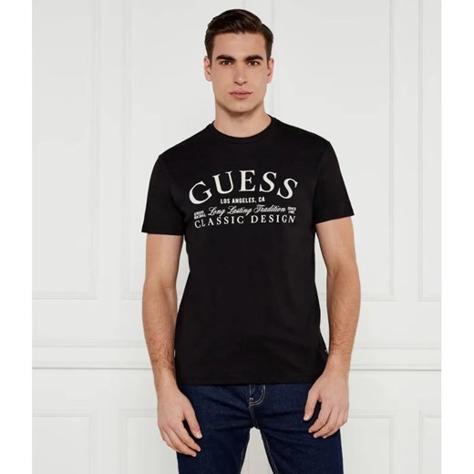 GUESS T-shirt CLASSIC | Regular Fit ze sklepu Gomez Fashion Store w kategorii T-shirty męskie - zdjęcie 184331223