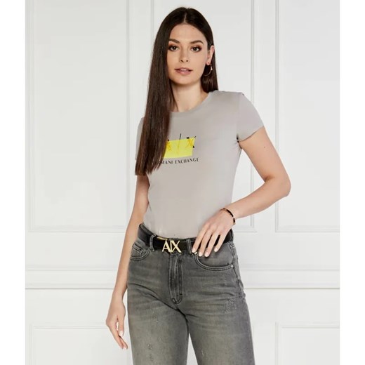 Armani Exchange T-shirt | Slim Fit ze sklepu Gomez Fashion Store w kategorii Bluzki damskie - zdjęcie 184331342