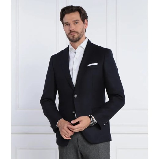 BOSS BLACK Wełniana marynarka Hutson | Slim Fit ze sklepu Gomez Fashion Store w kategorii Marynarki męskie - zdjęcie 184331374