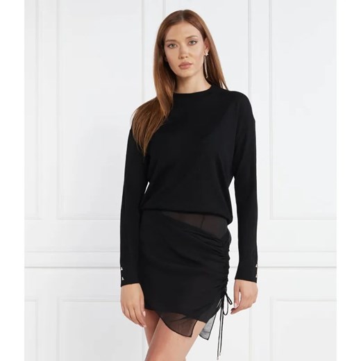Patrizia Pepe Wełniany sweter | Regular Fit ze sklepu Gomez Fashion Store w kategorii Swetry damskie - zdjęcie 184331461