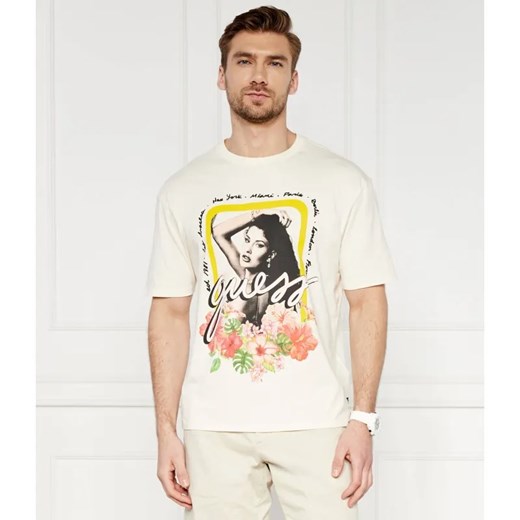 GUESS T-shirt GES GIRL COLL | Regular Fit ze sklepu Gomez Fashion Store w kategorii T-shirty męskie - zdjęcie 184331471