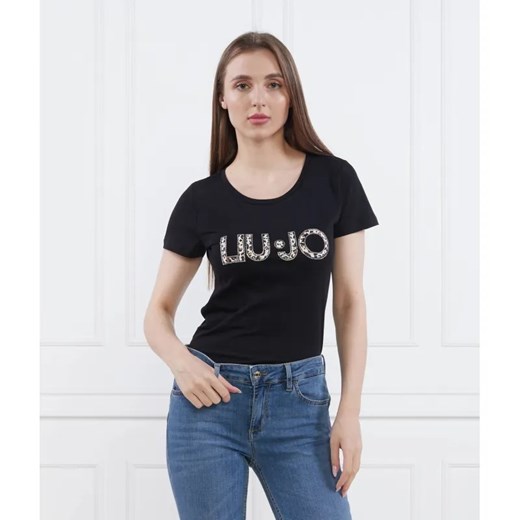 Liu Jo Beachwear T-shirt | Slim Fit ze sklepu Gomez Fashion Store w kategorii Bluzki damskie - zdjęcie 184331692