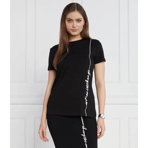 Armani Exchange T-shirt | Regular Fit ze sklepu Gomez Fashion Store w kategorii Bluzki damskie - zdjęcie 184331760