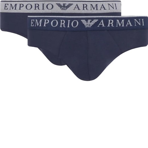 Emporio Armani Slipy 2-pack ze sklepu Gomez Fashion Store w kategorii Majtki męskie - zdjęcie 184331764