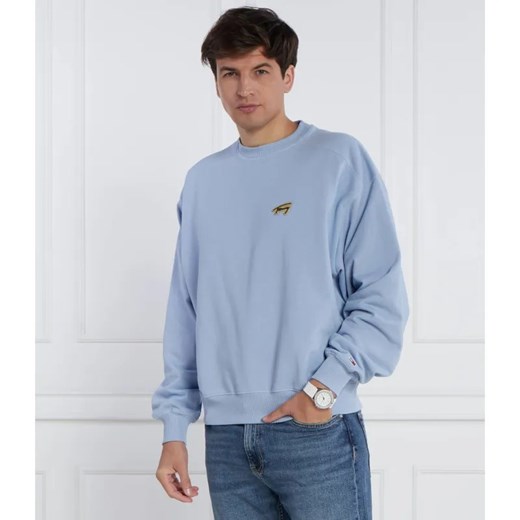 Tommy Jeans Bluza BOXY SIGNATURE CREW | Regular Fit ze sklepu Gomez Fashion Store w kategorii Bluzy męskie - zdjęcie 184331901