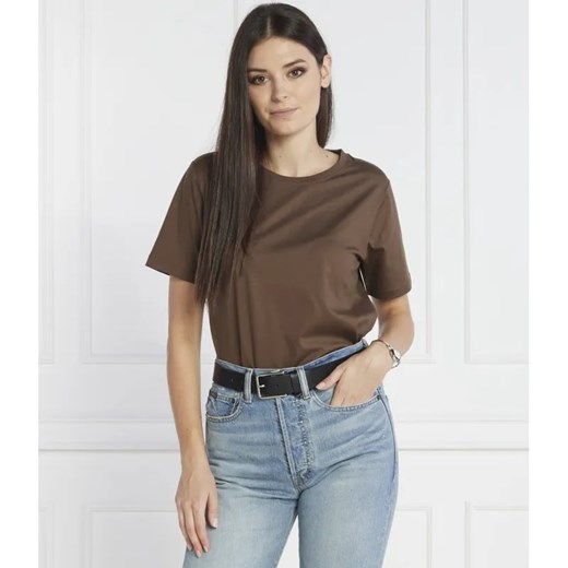 Calvin Klein T-shirt | Regular Fit ze sklepu Gomez Fashion Store w kategorii Bluzki damskie - zdjęcie 184331903