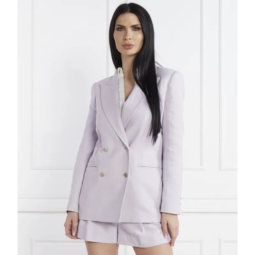 TWINSET Marynarka | Regular Fit | z dodatkiem lnu ze sklepu Gomez Fashion Store w kategorii Marynarki damskie - zdjęcie 184331910