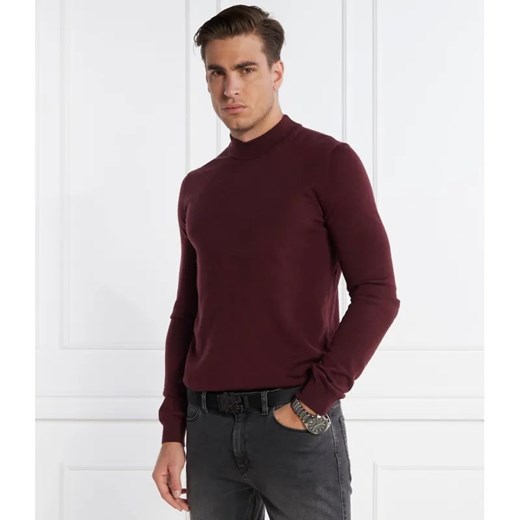 HUGO Wełniany sweter San Matteo | Regular Fit ze sklepu Gomez Fashion Store w kategorii Swetry męskie - zdjęcie 184331954