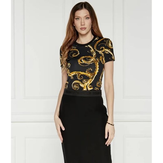 Versace Jeans Couture T-shirt | Slim Fit ze sklepu Gomez Fashion Store w kategorii Bluzki damskie - zdjęcie 184331970