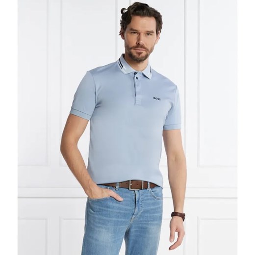 BOSS GREEN Polo PAUL CURVED | Slim Fit | stretch ze sklepu Gomez Fashion Store w kategorii T-shirty męskie - zdjęcie 184331993