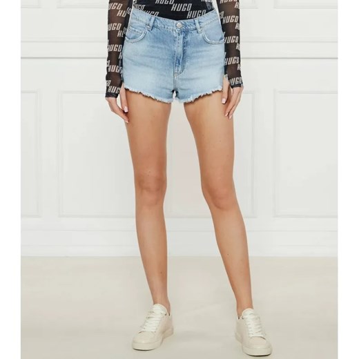 Pinko Jeansowe szorty SERENGETI | Slim Fit | high waist Pinko 26 Gomez Fashion Store