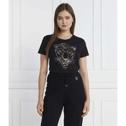 Liu Jo T-shirt | Regular Fit ze sklepu Gomez Fashion Store w kategorii Bluzki damskie - zdjęcie 184332040