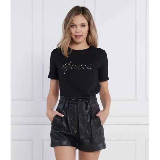 GUESS T-shirt NICHITA | Regular Fit ze sklepu Gomez Fashion Store w kategorii Bluzki damskie - zdjęcie 184332041