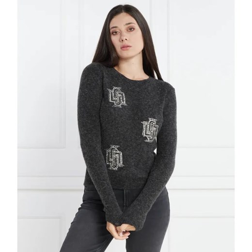 Liu Jo Sweter | Regular Fit | z dodatkiem wełny ze sklepu Gomez Fashion Store w kategorii Swetry damskie - zdjęcie 184332212