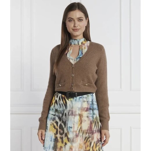 GUESS Kardigan | Regular Fit | z dodatkiem wełny ze sklepu Gomez Fashion Store w kategorii Swetry damskie - zdjęcie 184332213