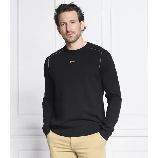 BOSS GREEN Sweter Roldi | Regular Fit | z dodatkiem wełny ze sklepu Gomez Fashion Store w kategorii Swetry męskie - zdjęcie 184332244