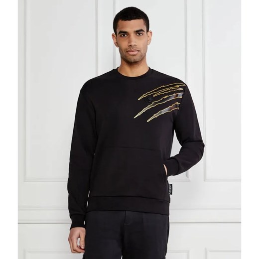 Plein Sport Bluza LS Lamina Scratch | Regular Fit ze sklepu Gomez Fashion Store w kategorii Bluzy męskie - zdjęcie 184332264