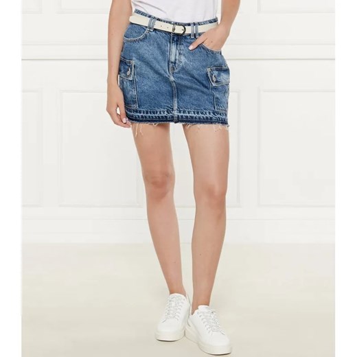 GUESS Jeansowa spódnica VIVETTE ze sklepu Gomez Fashion Store w kategorii Spódnice - zdjęcie 184332302