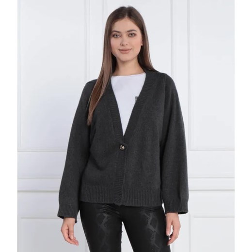 Liu Jo Kardigan | Regular Fit | z dodatkiem wełny i kaszmiru ze sklepu Gomez Fashion Store w kategorii Swetry damskie - zdjęcie 184332361
