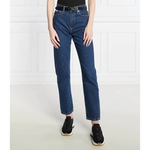 Calvin Klein Jeans Jeansy AUTHENTIC | Straight fit ze sklepu Gomez Fashion Store w kategorii Jeansy damskie - zdjęcie 184332370