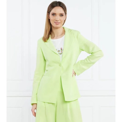 Liu Jo Marynarka | Regular Fit | z dodatkiem lnu ze sklepu Gomez Fashion Store w kategorii Marynarki damskie - zdjęcie 184332404