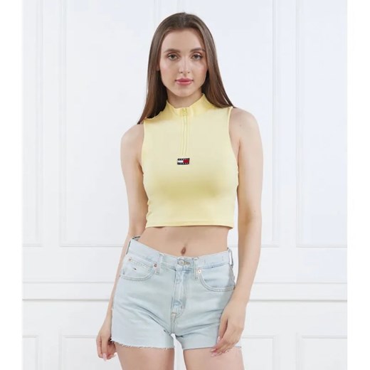 Tommy Jeans Top | Slim Fit ze sklepu Gomez Fashion Store w kategorii Bluzki damskie - zdjęcie 184332573