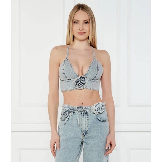 Liu Jo Jeansowy top | Slim Fit ze sklepu Gomez Fashion Store w kategorii Bluzki damskie - zdjęcie 184332760
