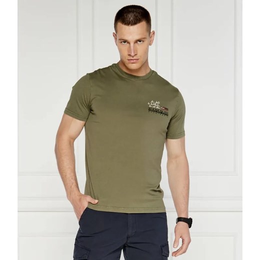 Napapijri T-shirt | Regular Fit ze sklepu Gomez Fashion Store w kategorii T-shirty męskie - zdjęcie 184332801