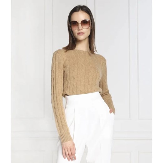 POLO RALPH LAUREN Kaszmirowy sweter | Regular Fit ze sklepu Gomez Fashion Store w kategorii Swetry damskie - zdjęcie 184332811