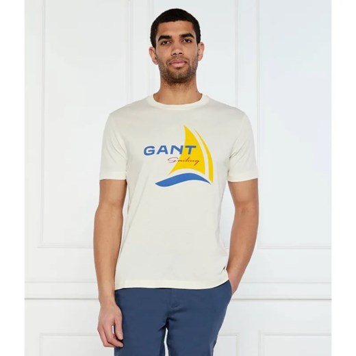 Gant T-shirt | Regular Fit ze sklepu Gomez Fashion Store w kategorii T-shirty męskie - zdjęcie 184332863