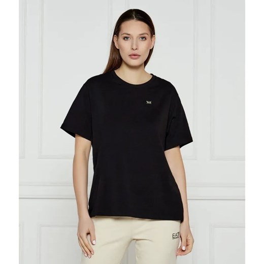 EA7 T-shirt | Regular Fit ze sklepu Gomez Fashion Store w kategorii Bluzki damskie - zdjęcie 184332920