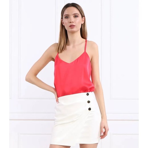 TWINSET Satynowy top | Regular Fit Twinset 40 okazja Gomez Fashion Store