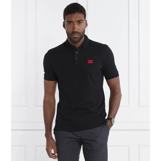 HUGO Polo Dereso232 | Slim Fit | pique ze sklepu Gomez Fashion Store w kategorii T-shirty męskie - zdjęcie 184333004