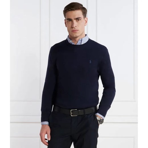 POLO RALPH LAUREN Wełniany sweter | Slim Fit ze sklepu Gomez Fashion Store w kategorii Swetry męskie - zdjęcie 184333030