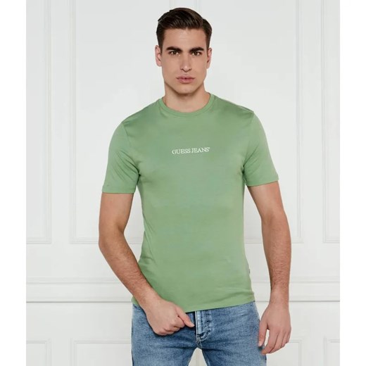 Guess Jeans T-shirt EMBRO | Slim Fit ze sklepu Gomez Fashion Store w kategorii T-shirty męskie - zdjęcie 184333302