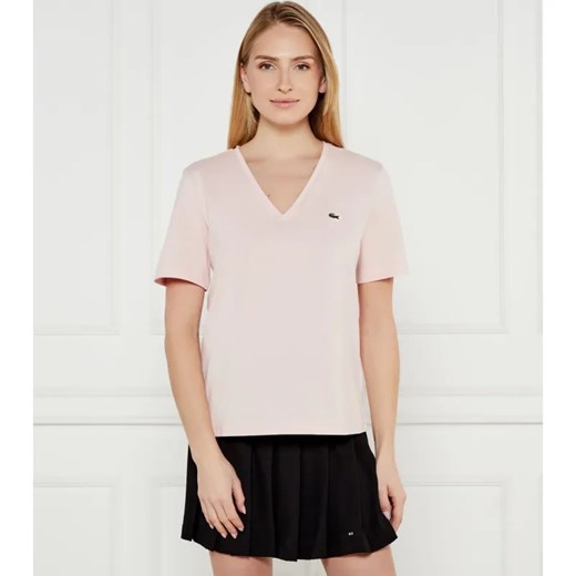 Lacoste T-shirt | Regular Fit ze sklepu Gomez Fashion Store w kategorii Bluzki damskie - zdjęcie 184333304