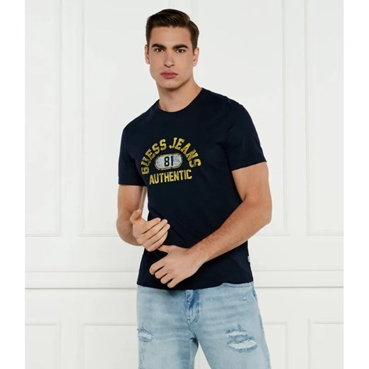 Guess Jeans T-shirt | Slim Fit ze sklepu Gomez Fashion Store w kategorii T-shirty męskie - zdjęcie 184333424
