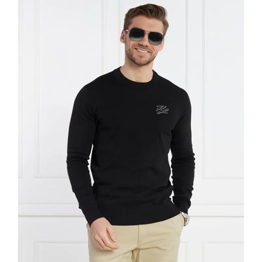 Karl Lagerfeld Sweter | Regular Fit ze sklepu Gomez Fashion Store w kategorii Swetry męskie - zdjęcie 184333534