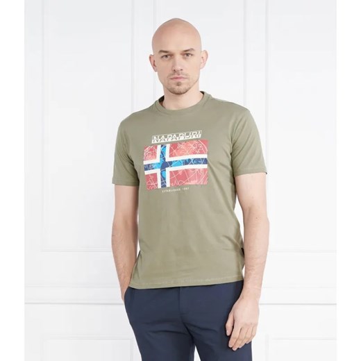 Napapijri T-shirt S-GUIRO | Regular Fit ze sklepu Gomez Fashion Store w kategorii T-shirty męskie - zdjęcie 184333634