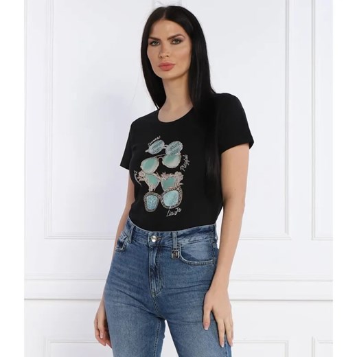 Liu Jo T-shirt | Regular Fit ze sklepu Gomez Fashion Store w kategorii Bluzki damskie - zdjęcie 184333674
