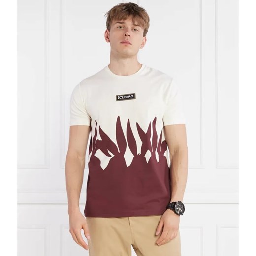 Iceberg T-shirt | Regular Fit ze sklepu Gomez Fashion Store w kategorii T-shirty męskie - zdjęcie 184333772