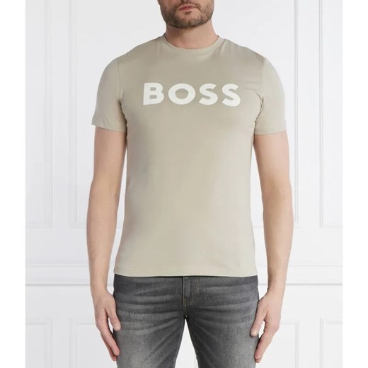 BOSS ORANGE T-shirt Thinking | Regular Fit ze sklepu Gomez Fashion Store w kategorii T-shirty męskie - zdjęcie 184333780