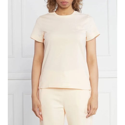 Gant T-shirt REG TONAL SHIELD SS | Regular Fit ze sklepu Gomez Fashion Store w kategorii Bluzki damskie - zdjęcie 184333792