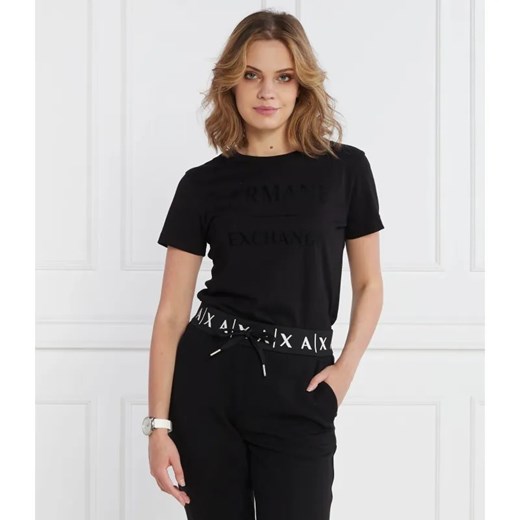 Armani Exchange T-shirt | Regular Fit ze sklepu Gomez Fashion Store w kategorii Bluzki damskie - zdjęcie 184333900
