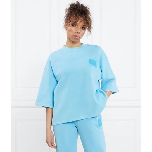 Karl Lagerfeld Bluza ikonik 2.0 tonal | Relaxed fit ze sklepu Gomez Fashion Store w kategorii Bluzy damskie - zdjęcie 184334000